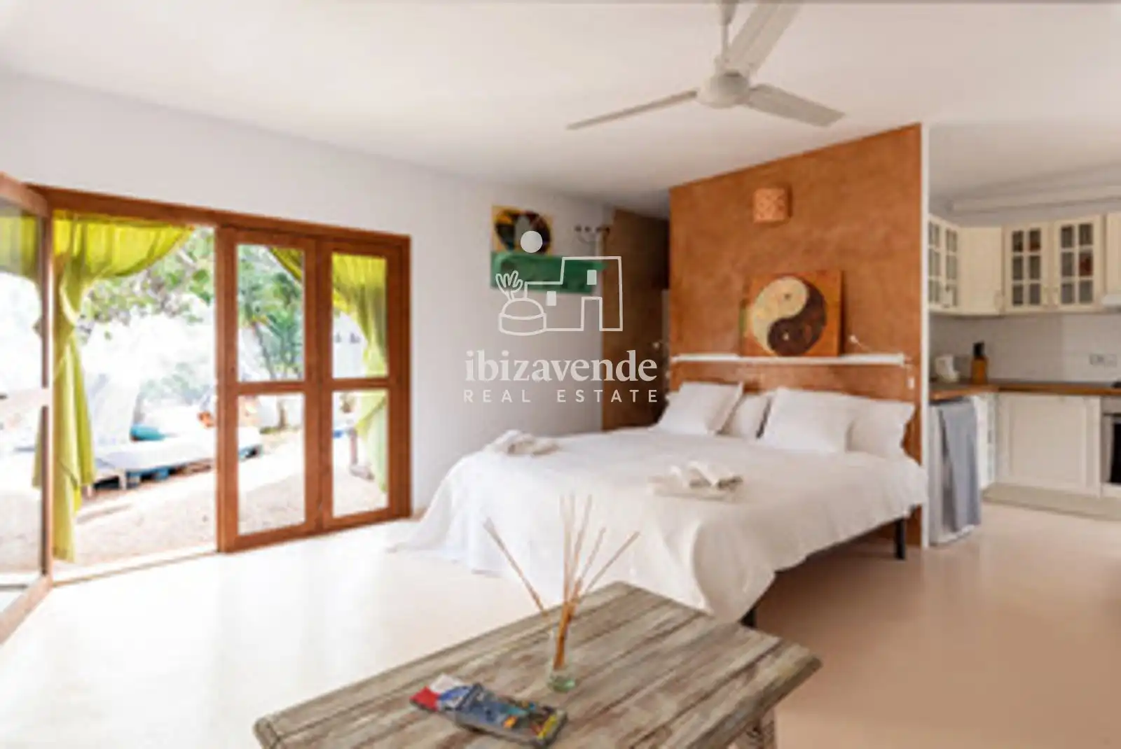 Bedroom of Houses for rent in Sant Joan de Labritja  with Air Conditioner and Furnished