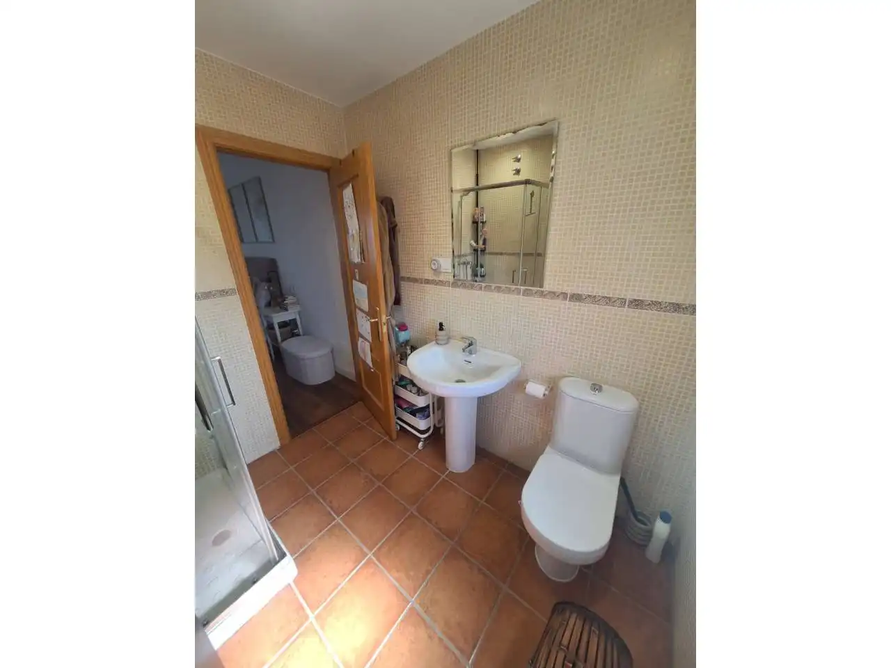 Baño de Casa adosada en venta en Carranque con Aire acondicionado, Calefacción y Terraza