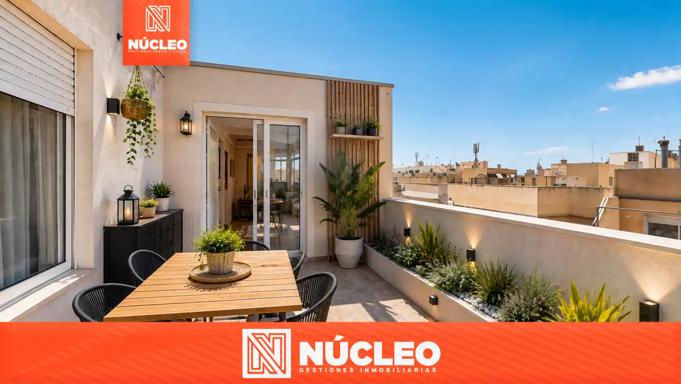 Terraza de Piso en venta en Alicante / Alacant con Terraza y Amueblado
