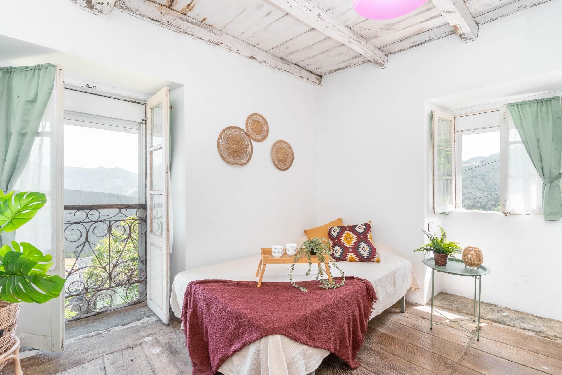 Bedroom of House or chalet for sale in Illano  with Private garden and Balcony