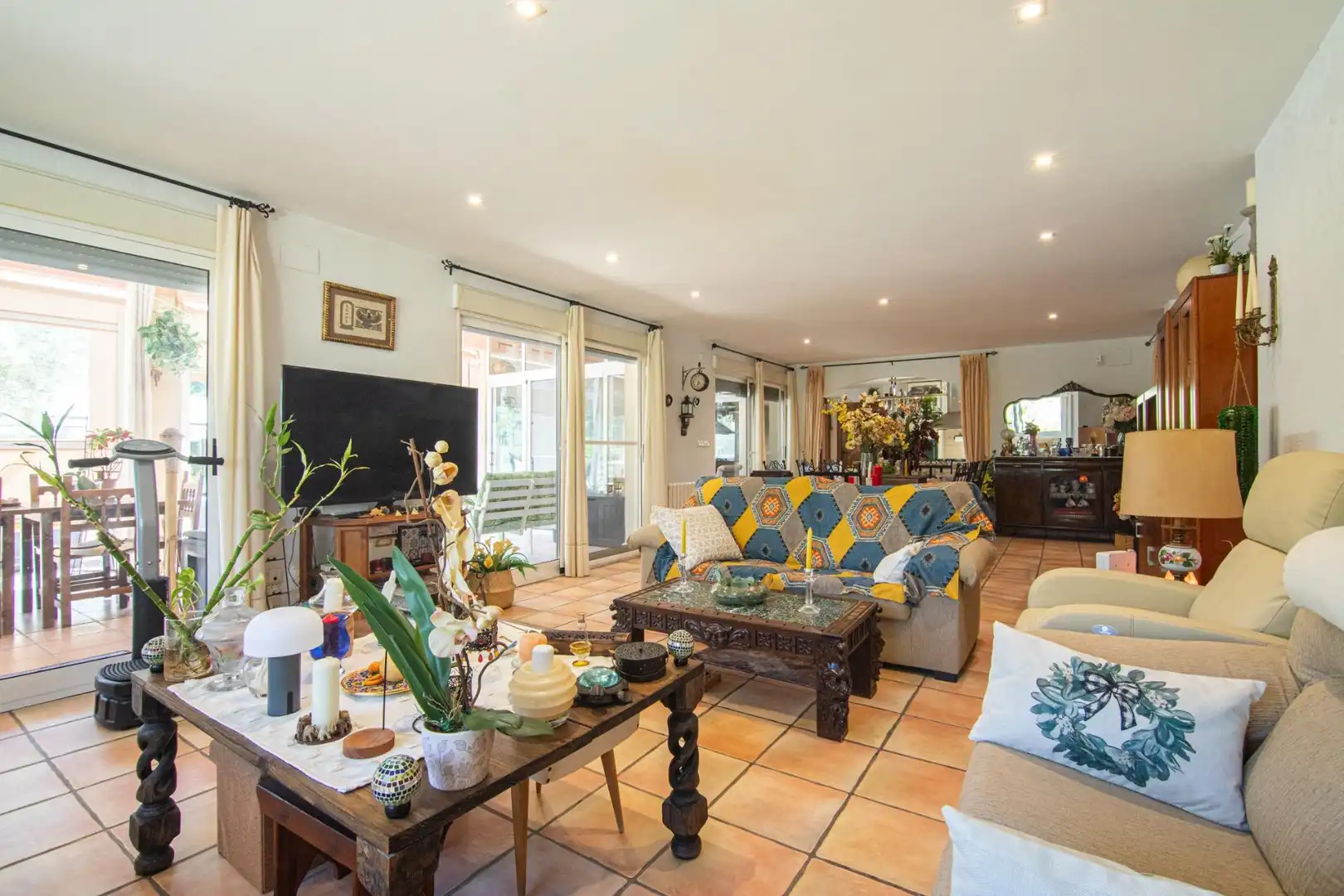 Living room of Houses for sale in Elche / Elx  with Air Conditioner, Heating and Private garden