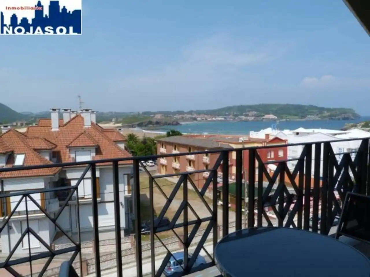Terraza de Apartamento de alquiler en Noja con Calefacción, Terraza y Amueblado