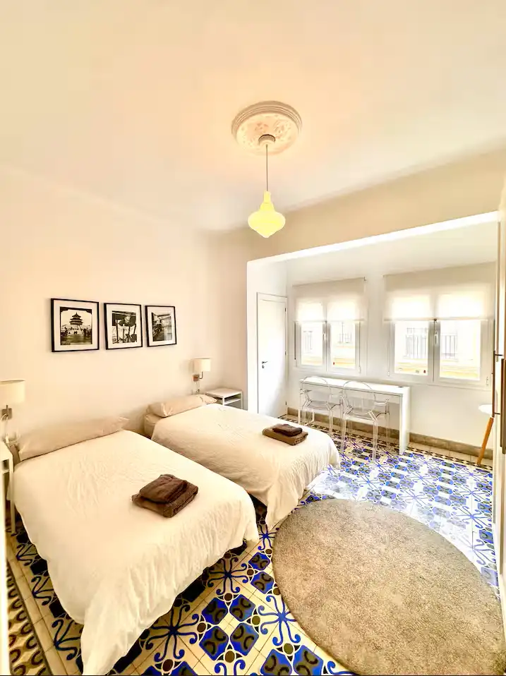Bedroom of Flat for sale in Málaga  with Air Conditioner, Heating and Furnished