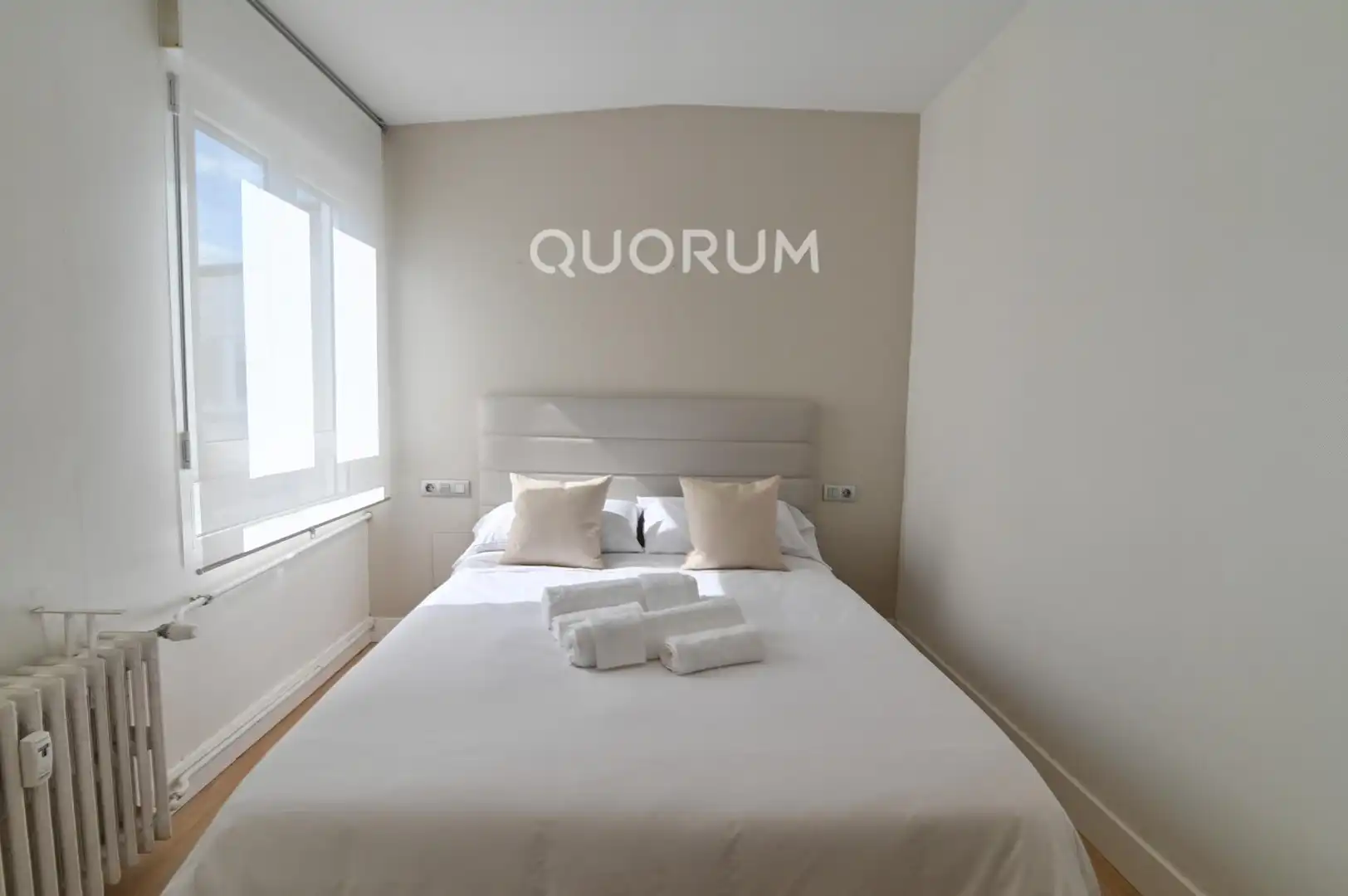 Schlafzimmer von Wohnung zur Miete in Bilbao  mit Klimaanlage, Heizung und Terrasse