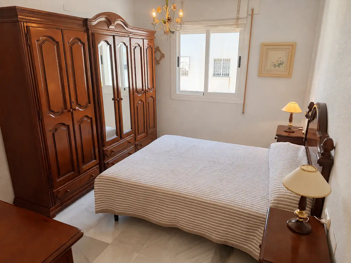 Dormitori de Casa adosada en venda en Roquetas de Mar amb Aire condicionat, Terrassa i Traster