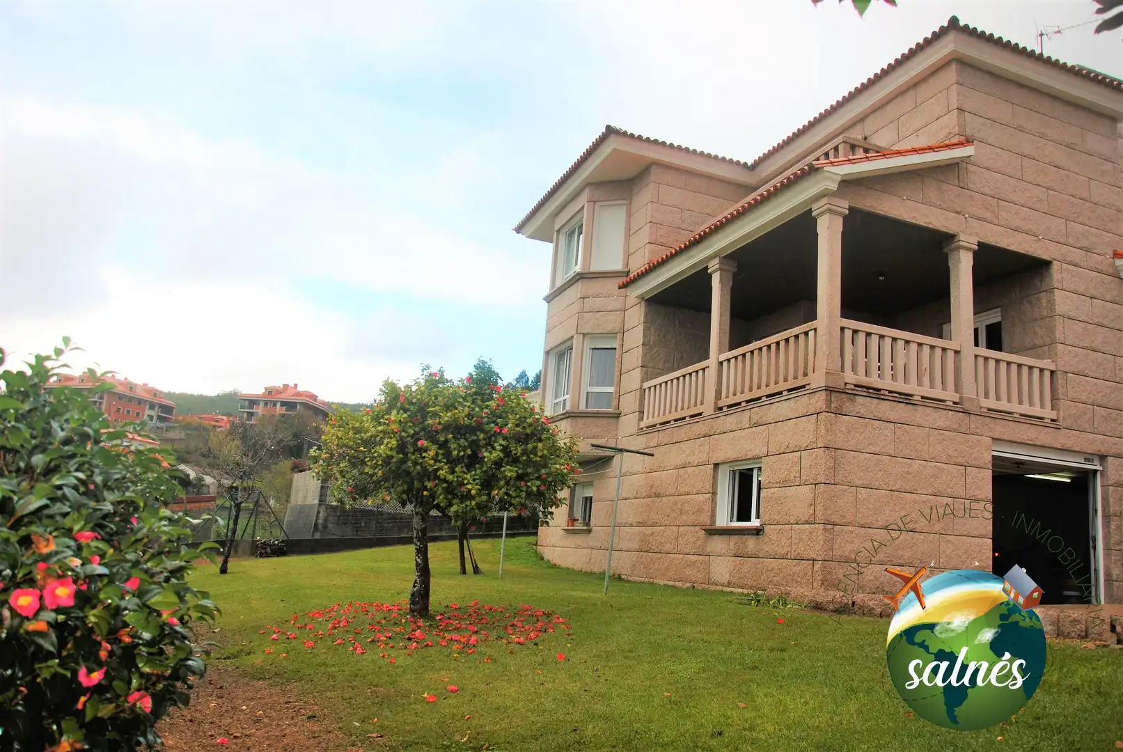 Garden of Houses for rent in Sanxenxo  with Private garden, Terrace and Furnished