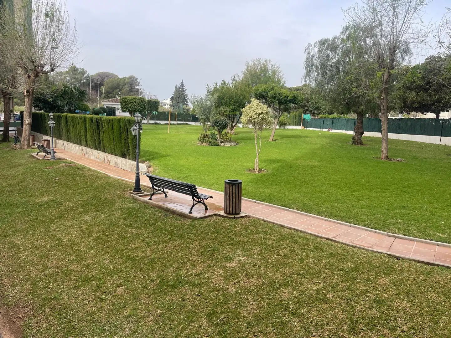 Garten von Wohnung zum Verkauf in Málaga Capital mit Klimaanlage, Privatgarten und Balkon