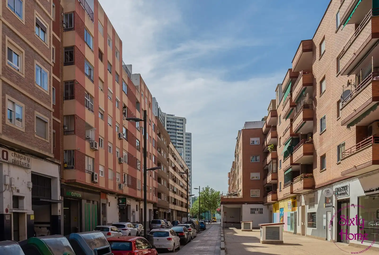 Vista exterior de Piso en venta en  Zaragoza Capital con Calefacción