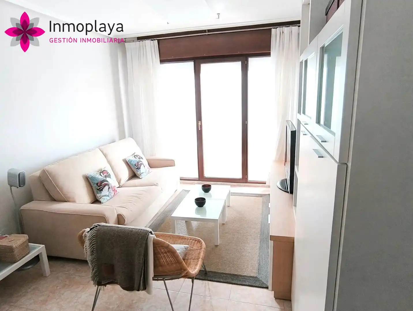 Living room of Flat for sale in Noja  with Heating, Terrace and Furnished