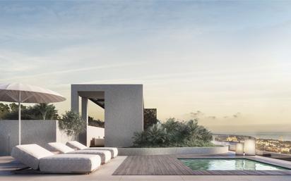 Terrace of House or chalet for sale in Marbella  with Air Conditioner, Private garden and Terrace