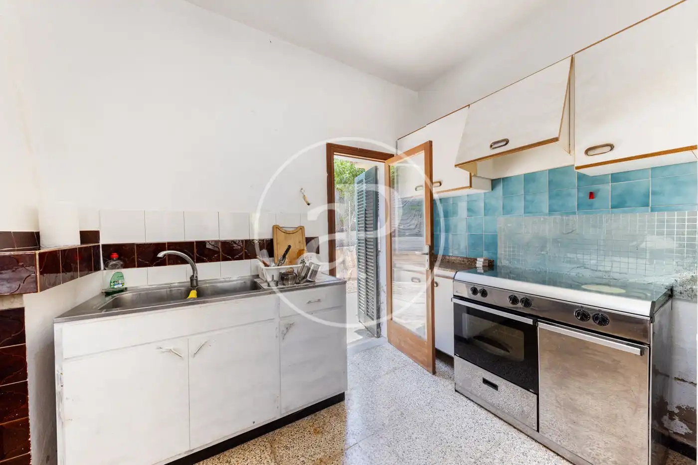 Küche von Wohnung zum Verkauf in Santanyí mit Privatgarten