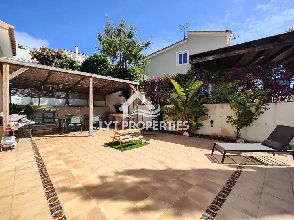 Terrace of Detached homes for sale in Gata de Gorgos  with Air Conditioner, Heating and Swimming Pool
