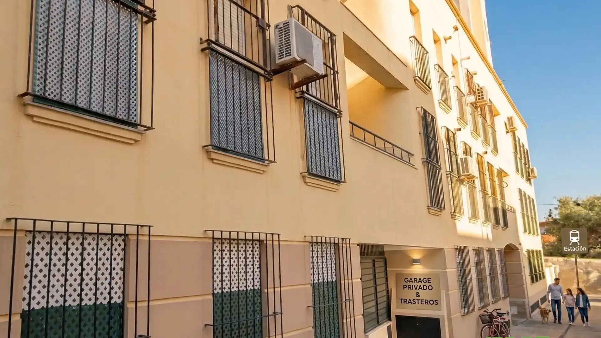 Vista exterior de Piso en venta en Jerez de la Frontera con Aire acondicionado y Trastero