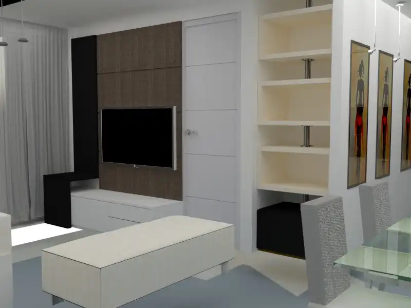Living room of Flat for sale in Finestrat  with Air Conditioner, Private garden and Terrace