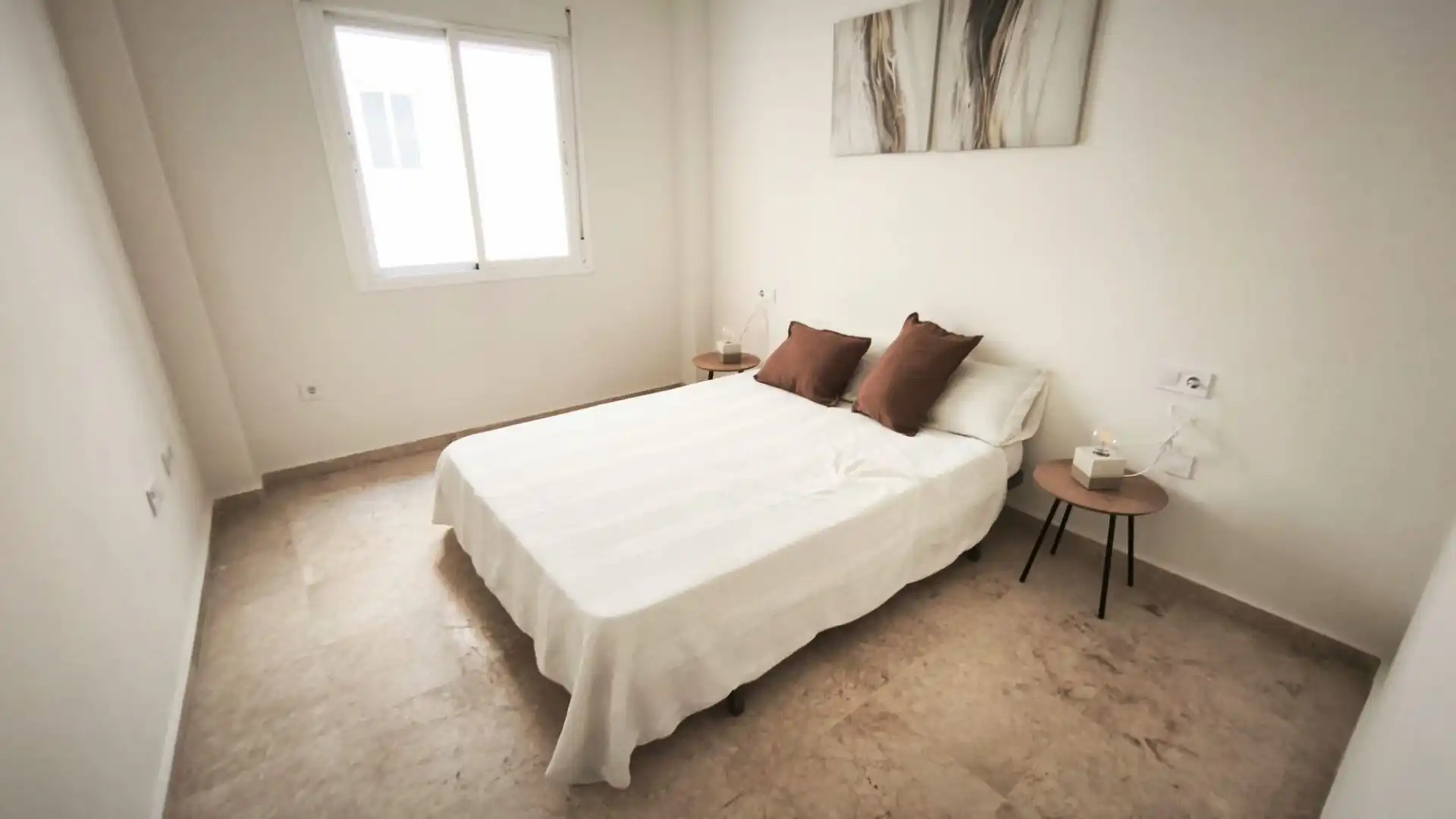 Bedroom of Flat for sale in Málaga