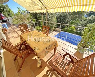 Terrace of House or chalet for sale in Santa Susanna  with Terrace and Swimming Pool