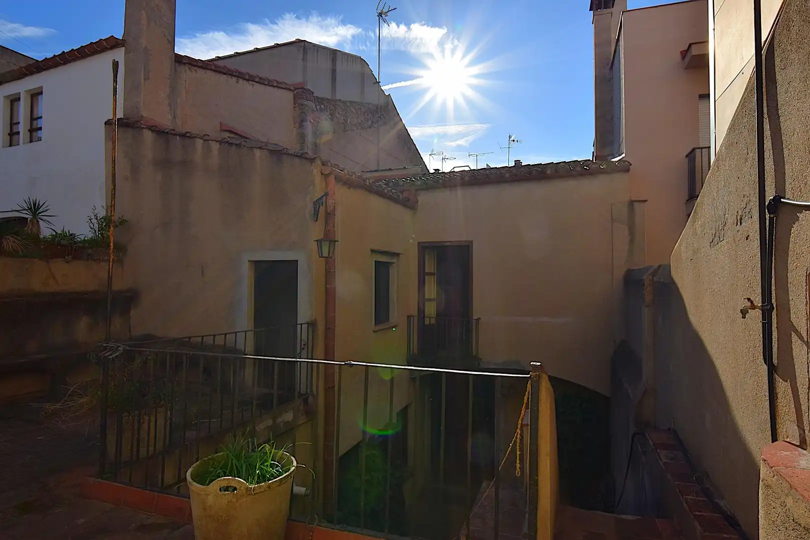 Balcony of Houses for sale in Mataró  with Private garden, Terrace and Storage room