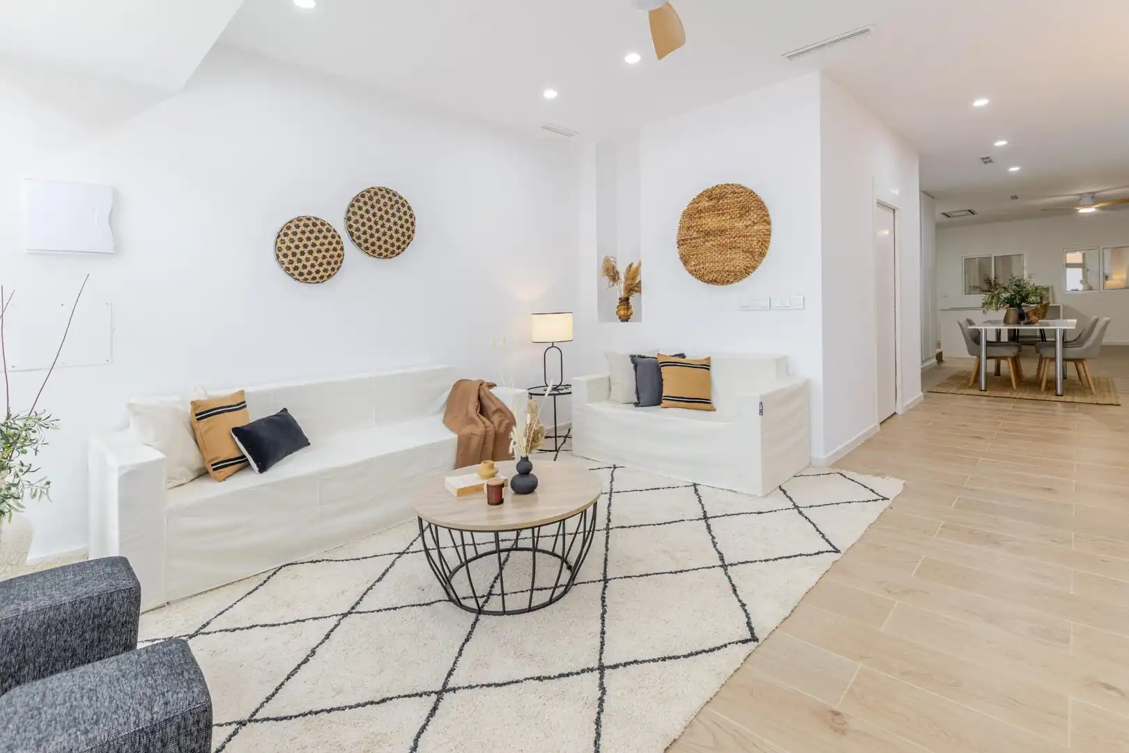 Sala de estar de Planta baja en venta en Bonrepòs i Mirambell con Aire acondicionado