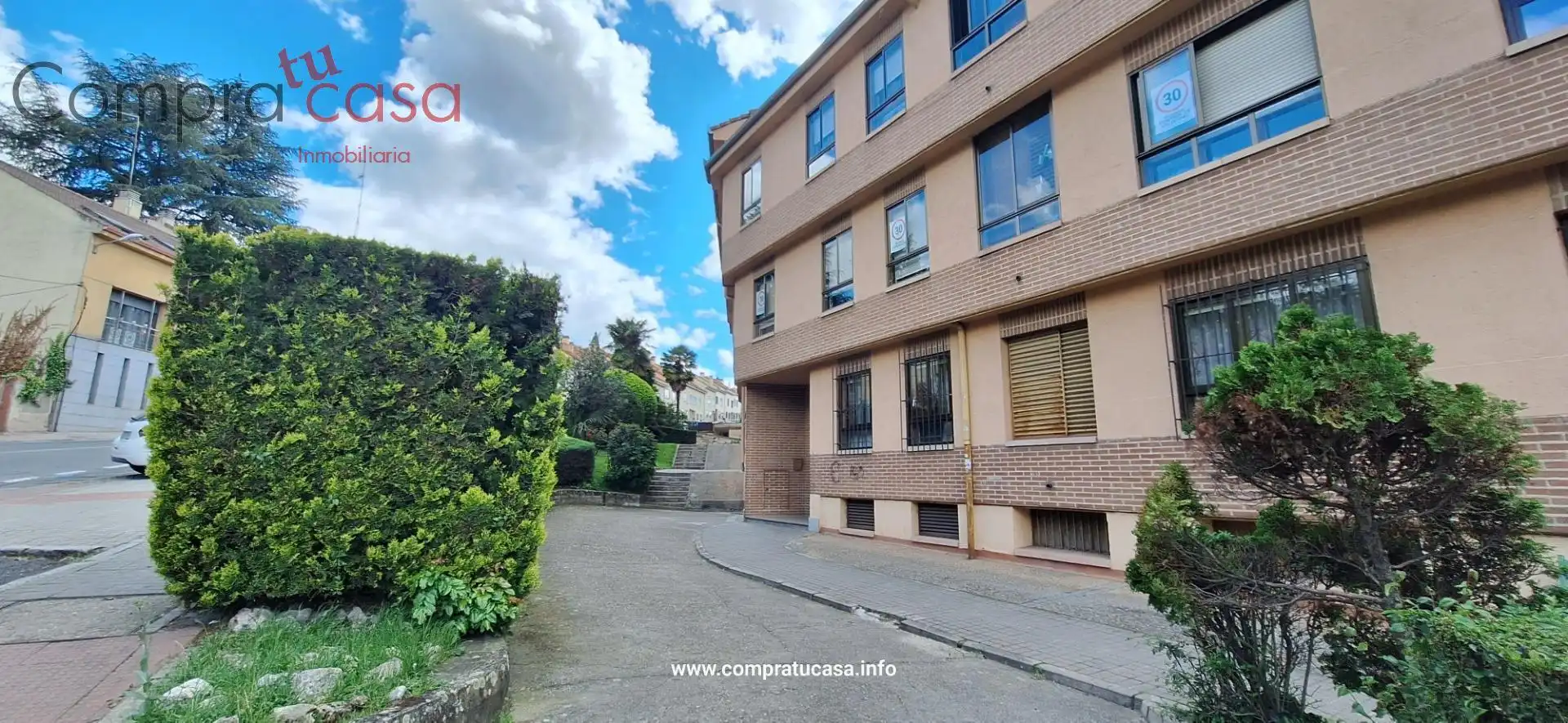 Exterior view of Attic for sale in Segovia  with Heating, Parquet flooring and Terrace