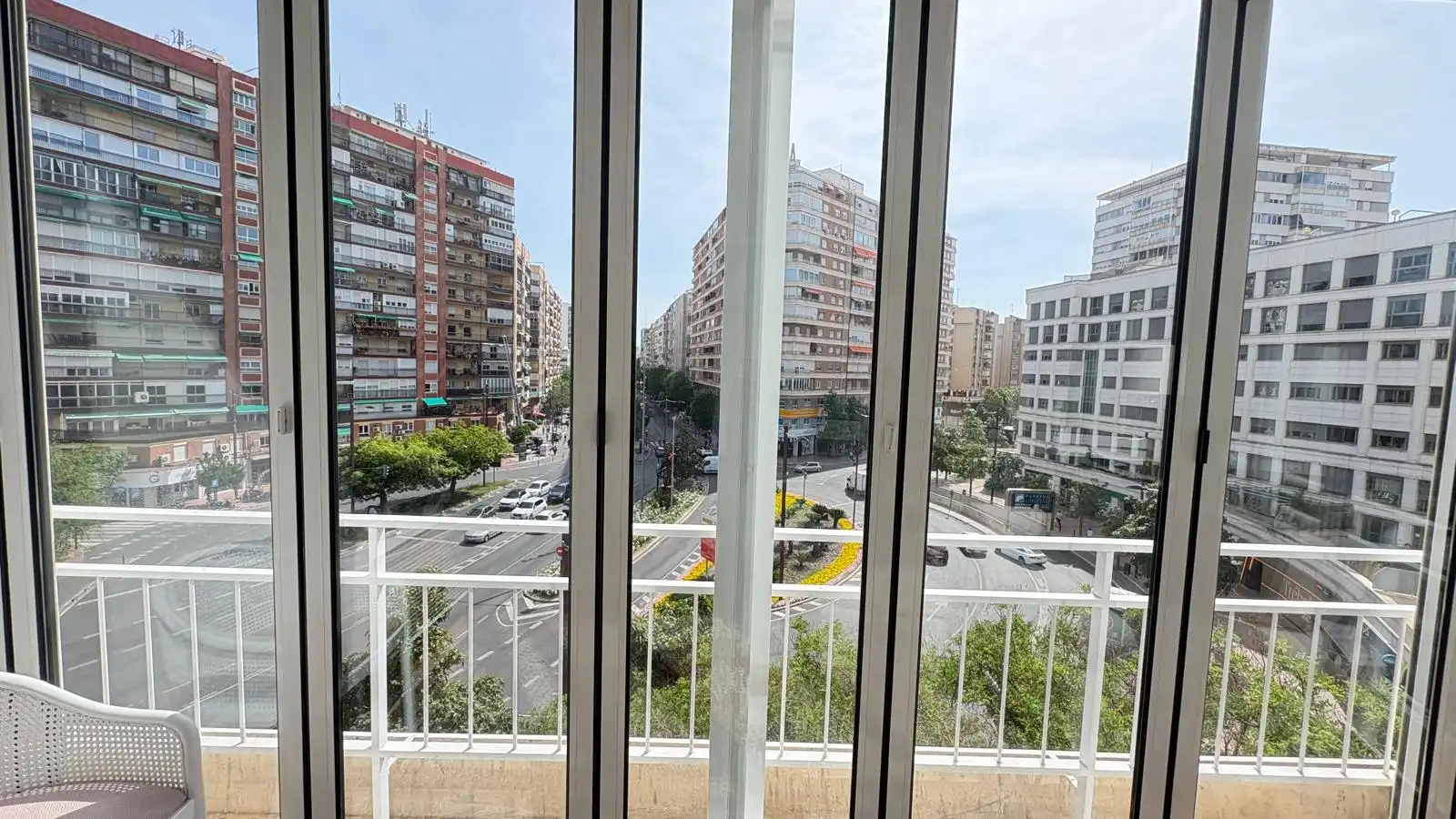 Vista exterior de Piso en venta en Murcia con Aire acondicionado y Balcón
