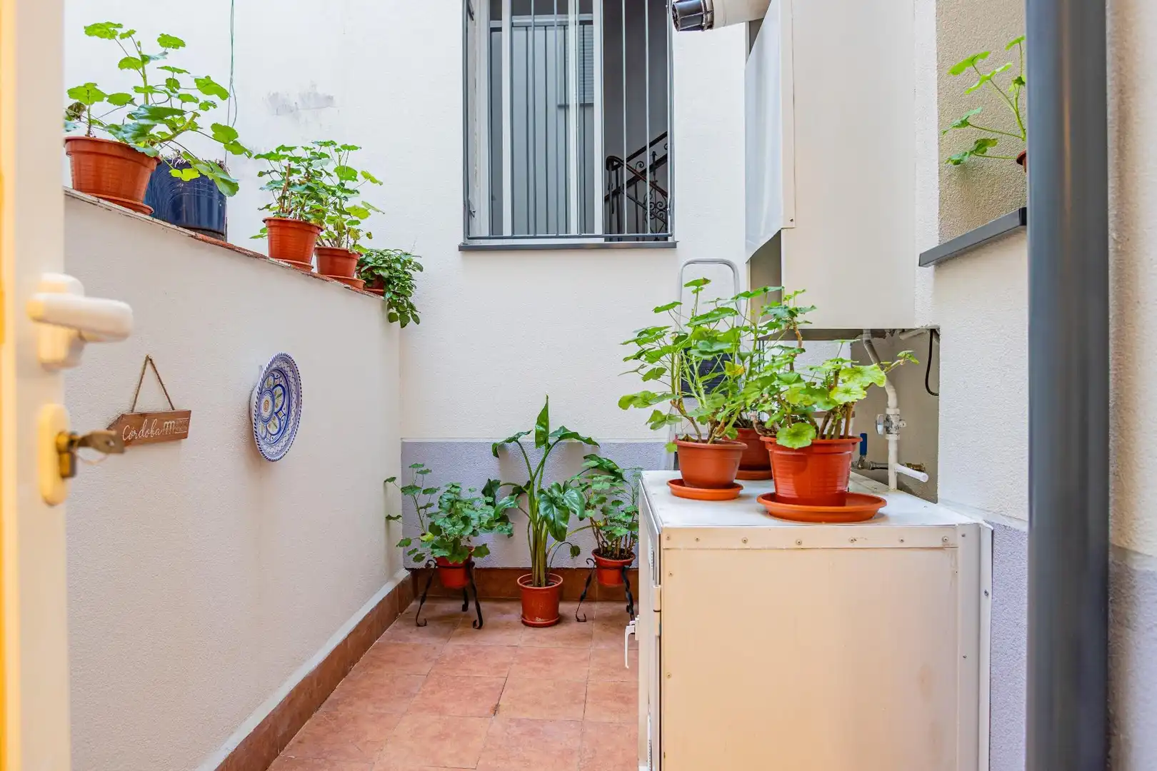 Terrasse von Wohnung zur Miete in Madrid mit Heizung