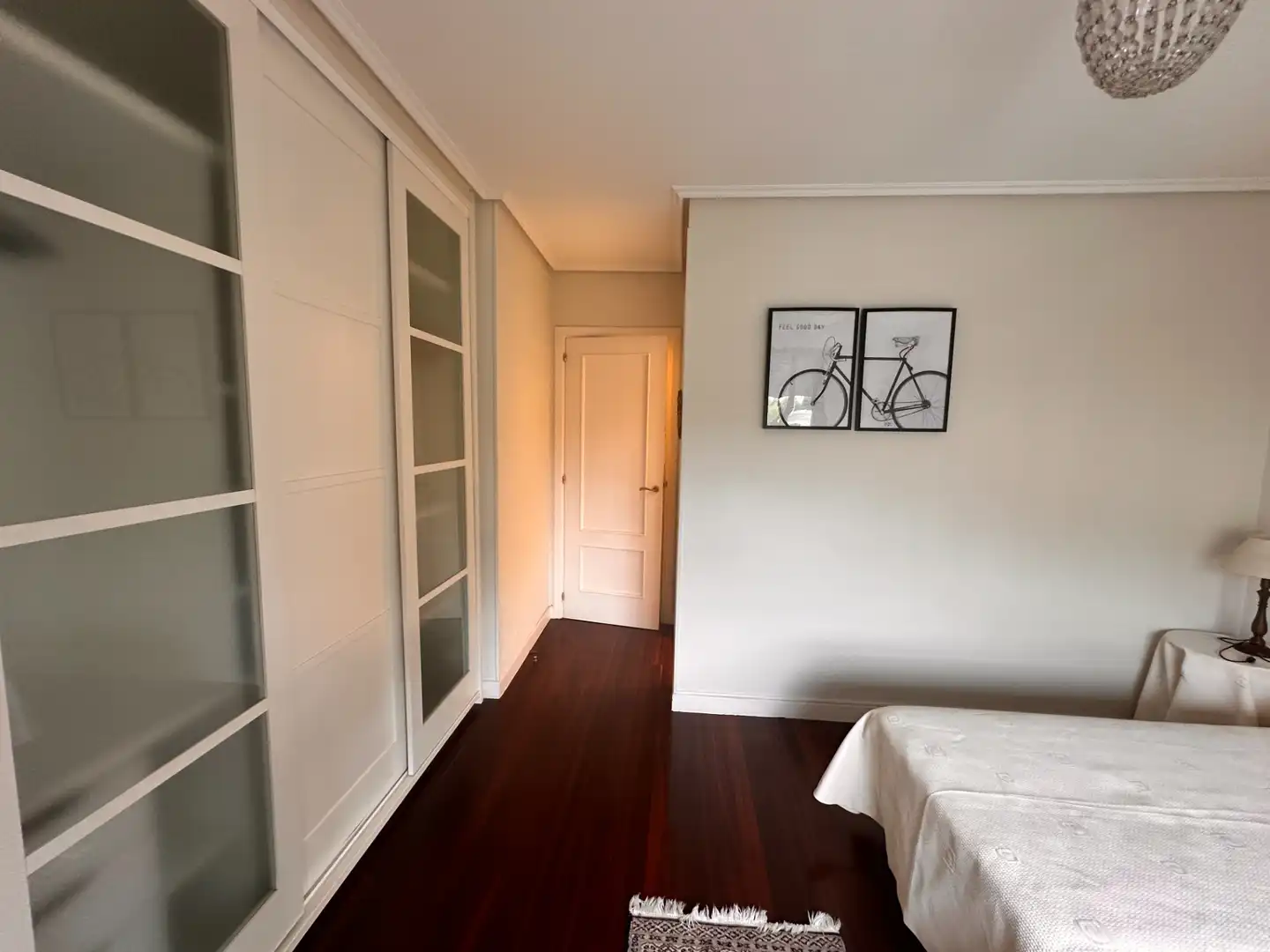 Bedroom of Flat for rent in Santander  with Heating, Parquet flooring and Terrace