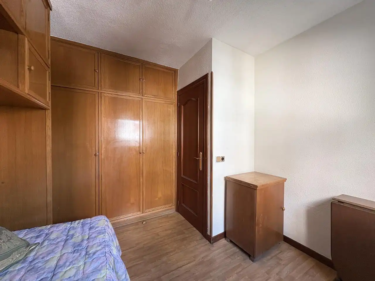 Schlafzimmer von Wohnung zur Miete in Madrid mit Klimaanlage, Heizung und Parkett