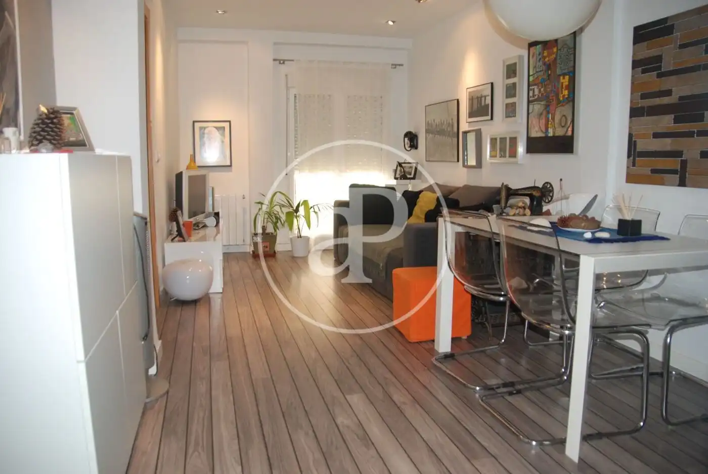 Sala de estar de Piso de alquiler en Valencia con Aire acondicionado, Calefacción y Amueblado