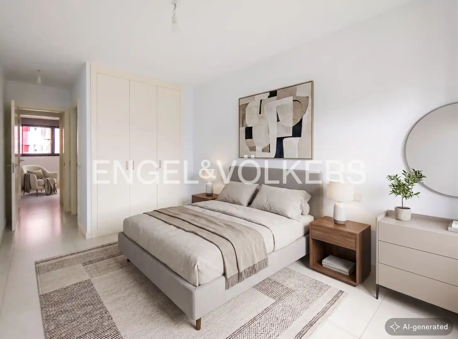 Bedroom of Flat for sale in Madrid  with Air Conditioner, Heating and Storage room