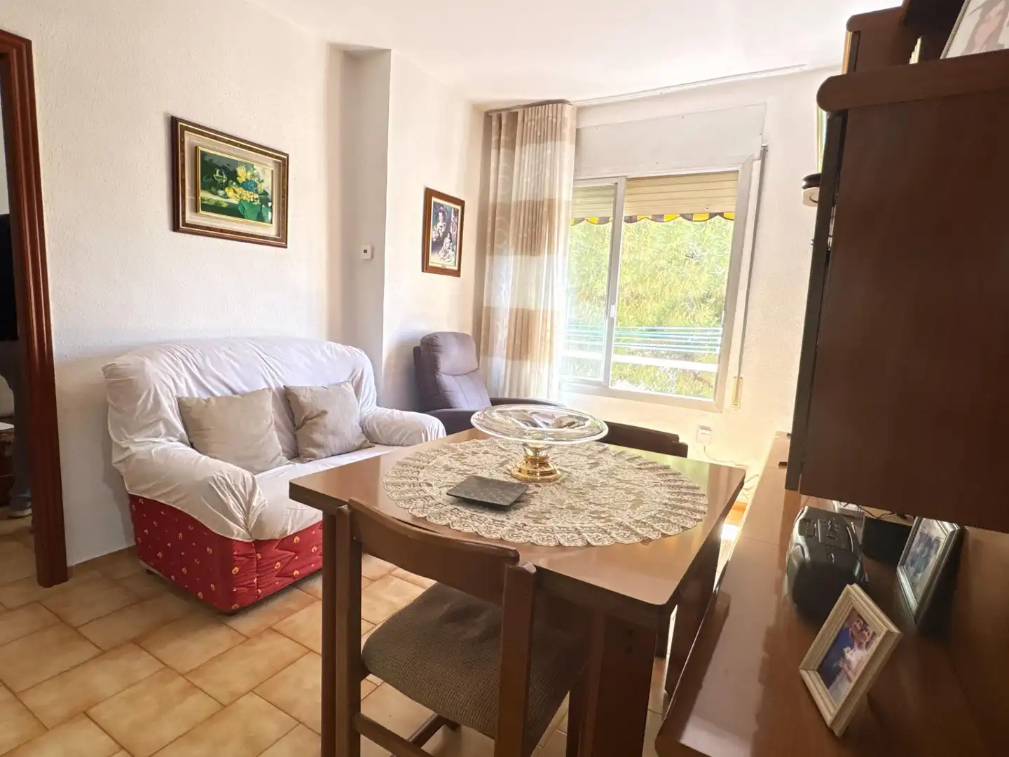 Sala d'estar de Pis en venda en Sabadell amb Calefacció i Moblat