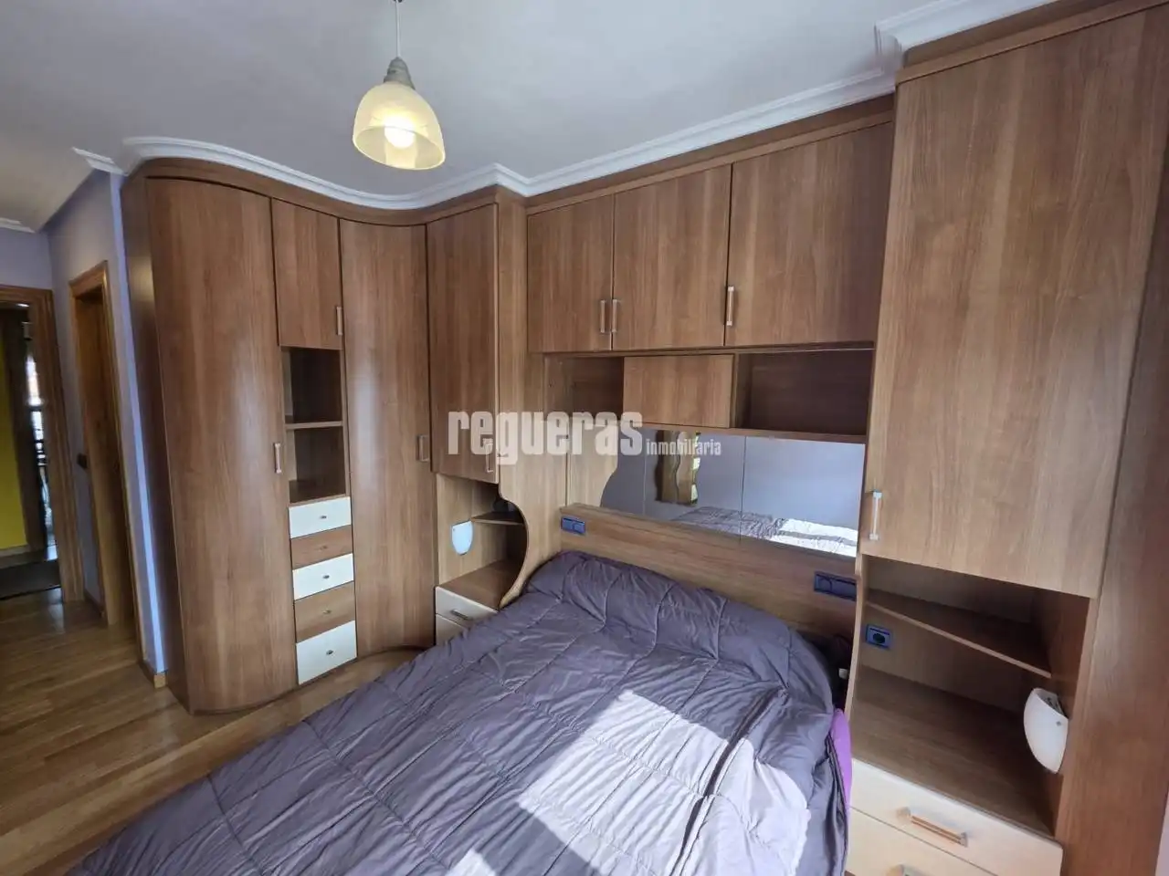 Bedroom of Flat for sale in Corvera de Asturias  with Heating, Storage room and Furnished