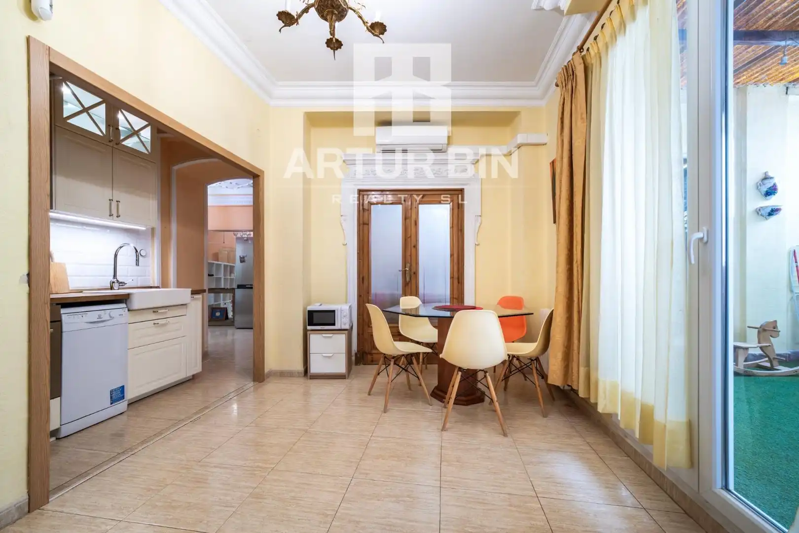 Comedor de Apartamento en venta en Valencia con Terraza