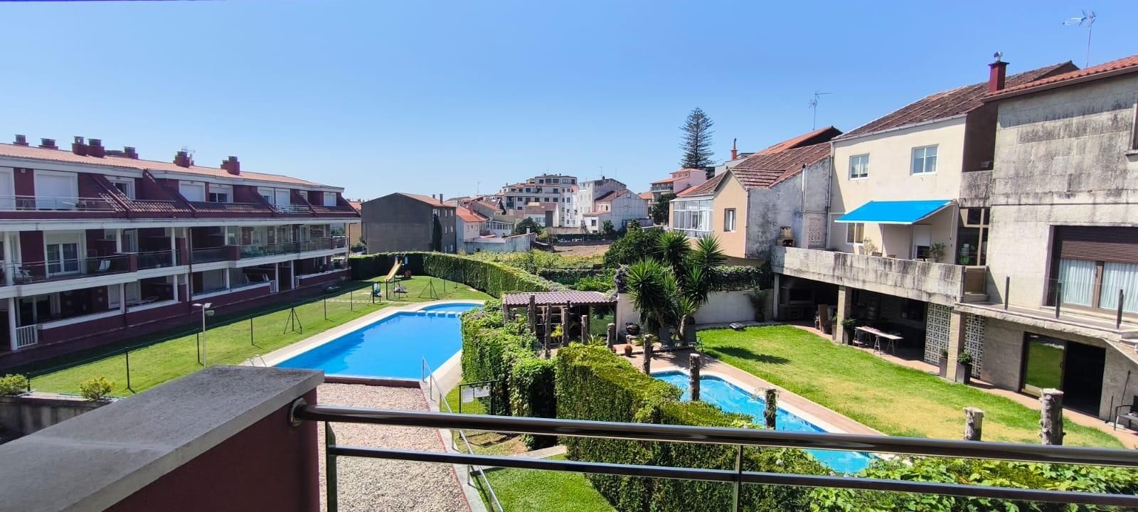 Swimming pool of Apartment for sale in Vilagarcía de Arousa  with Heating, Parquet flooring and Terrace