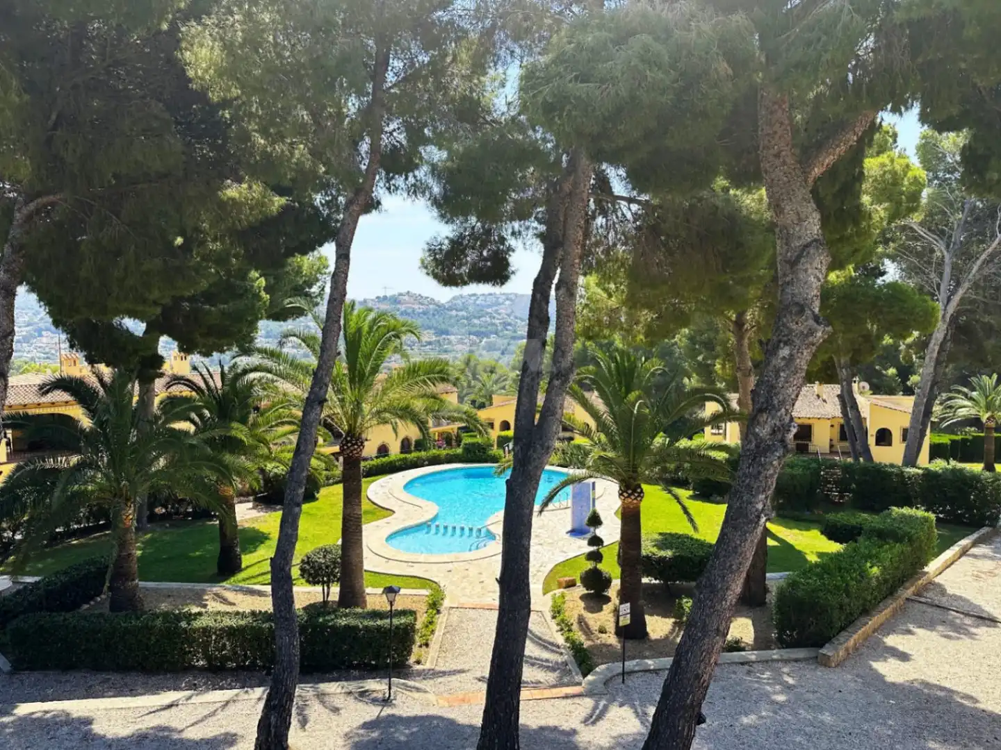 Garten von Wohnungen zum Verkauf in Moraira mit Klimaanlage, Heizung und Privatgarten