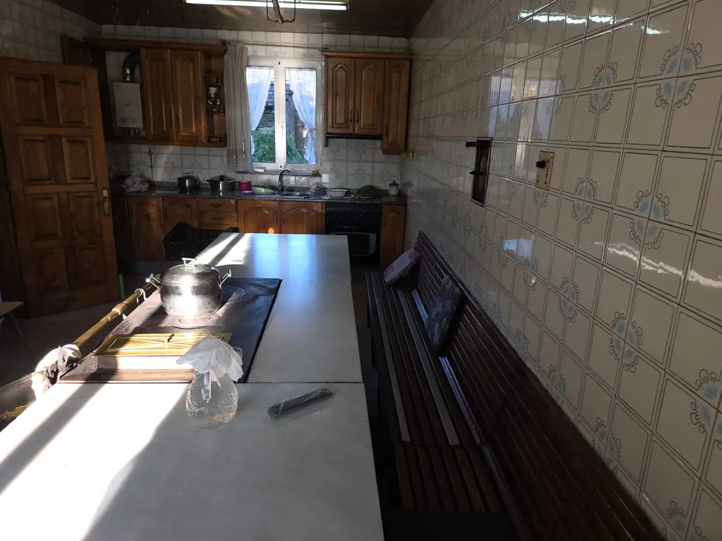 Cocina de Finca rústica en venta en Vilalba con Jardín privado y Amueblado