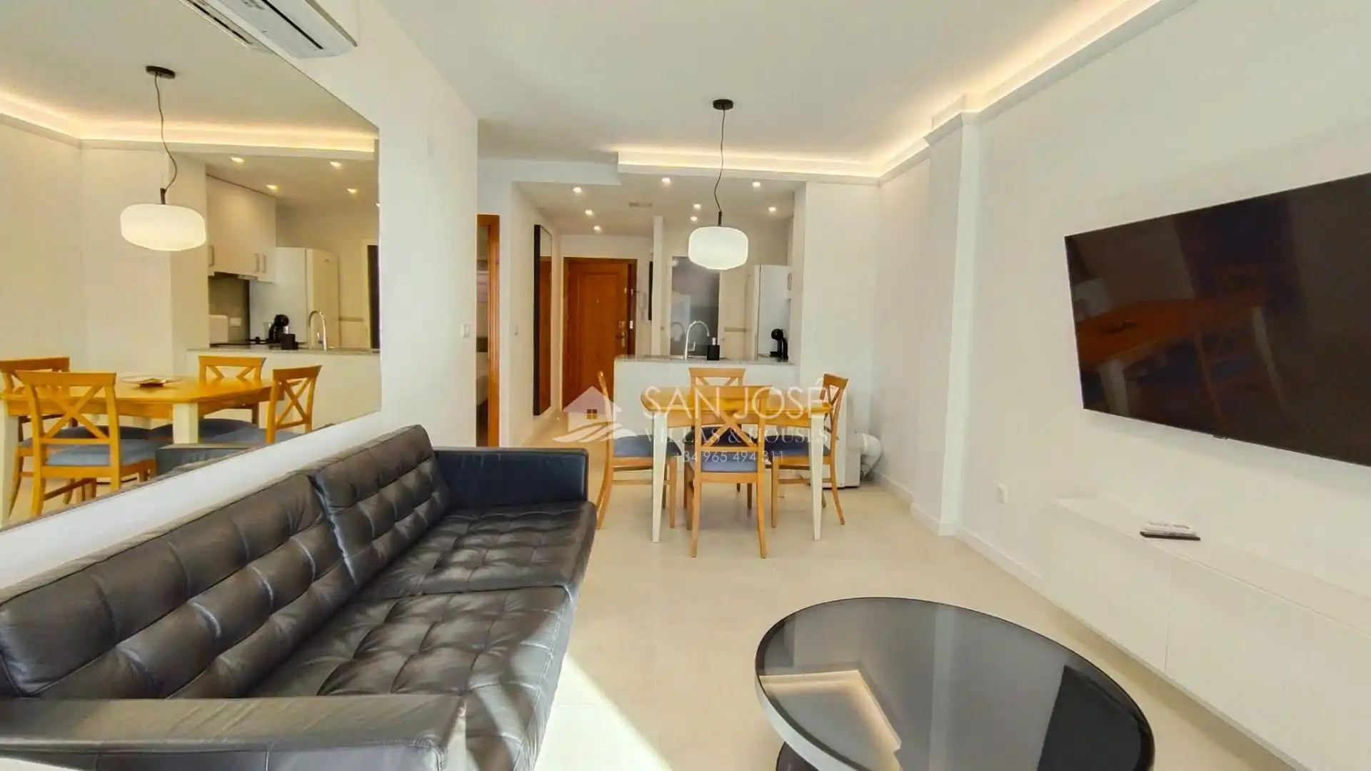 Sala de estar de Apartamento en venta en Elche / Elx con Aire acondicionado, Calefacción y Jardín privado