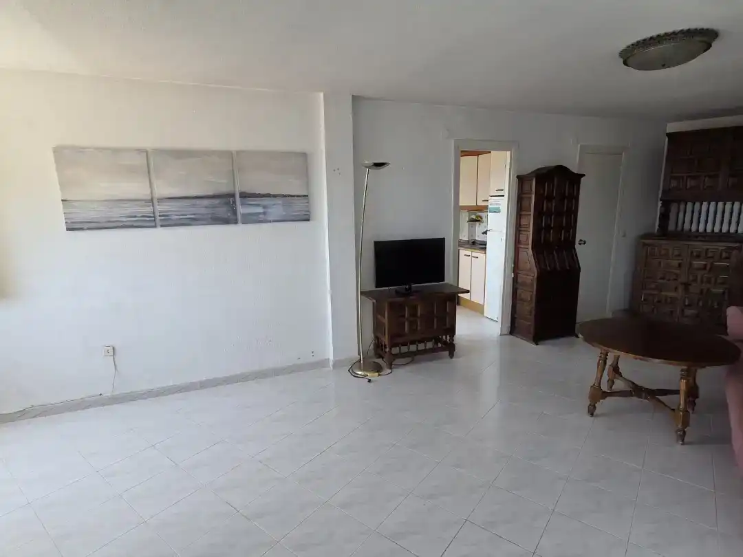 Wohnzimmer von Wohnungen zum Verkauf in Mijas mit Klimaanlage, Schwimmbad und Balkon