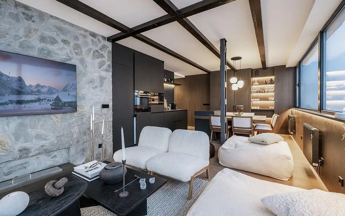 Sala de estar de Ático en venta en Alfarnate con Aire acondicionado