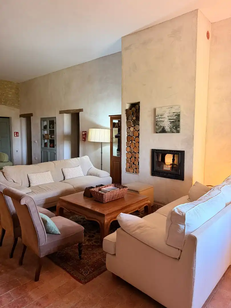 Sala de estar de Finca rústica en venta en Vilademuls