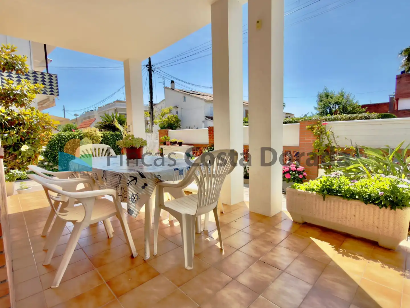 Terrace of Houses for sale in Cubelles  with Air Conditioner, Private garden and Parquet flooring