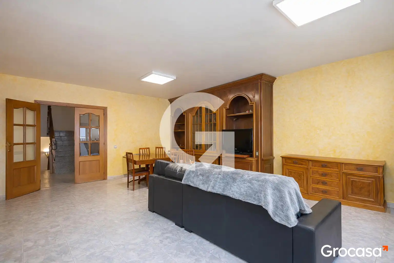 Sala de estar de Casa o chalet en venta en Vallirana con Aire acondicionado, Calefacción y Jardín privado