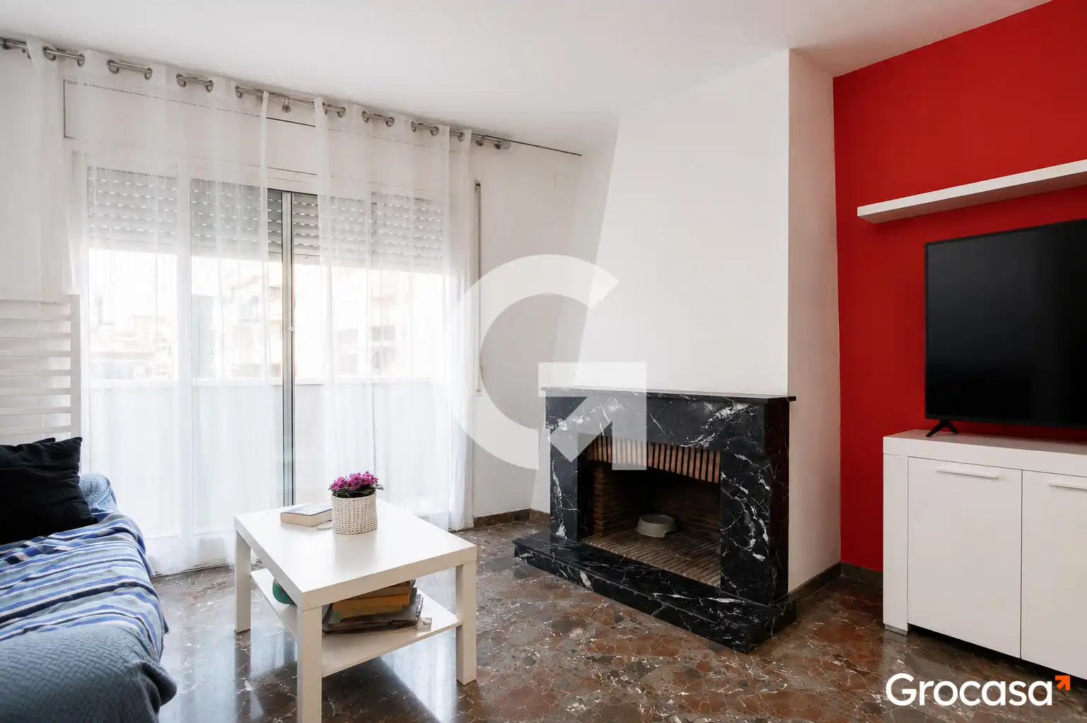 Living room of Flat for sale in Sant Vicenç Dels Horts  with Heating, Furnished and Oven