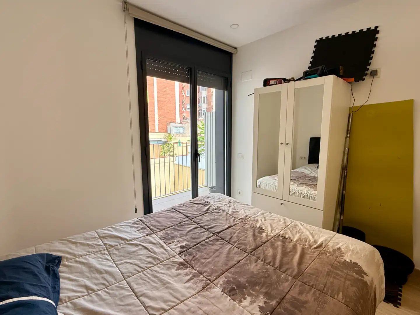 Schlafzimmer von Wohnung zum Verkauf in Barcelona mit Klimaanlage, Heizung und Parkett