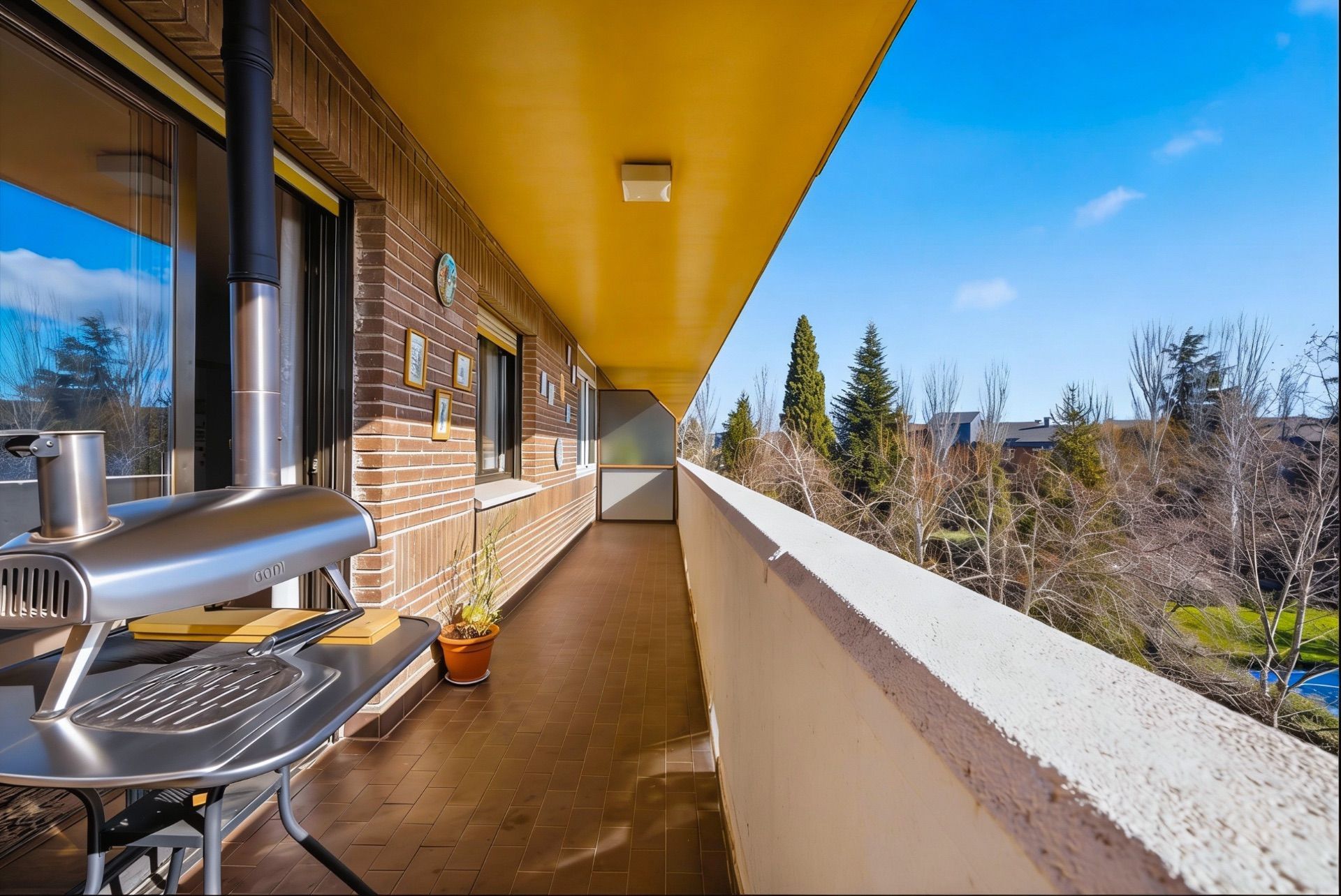 Terrasse von Dachboden zum Verkauf in Majadahonda mit Klimaanlage, Heizung und Terrasse