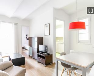 Sala d'estar de Pis de lloguer en  Barcelona Capital amb Aire condicionat, Calefacció i Moblat