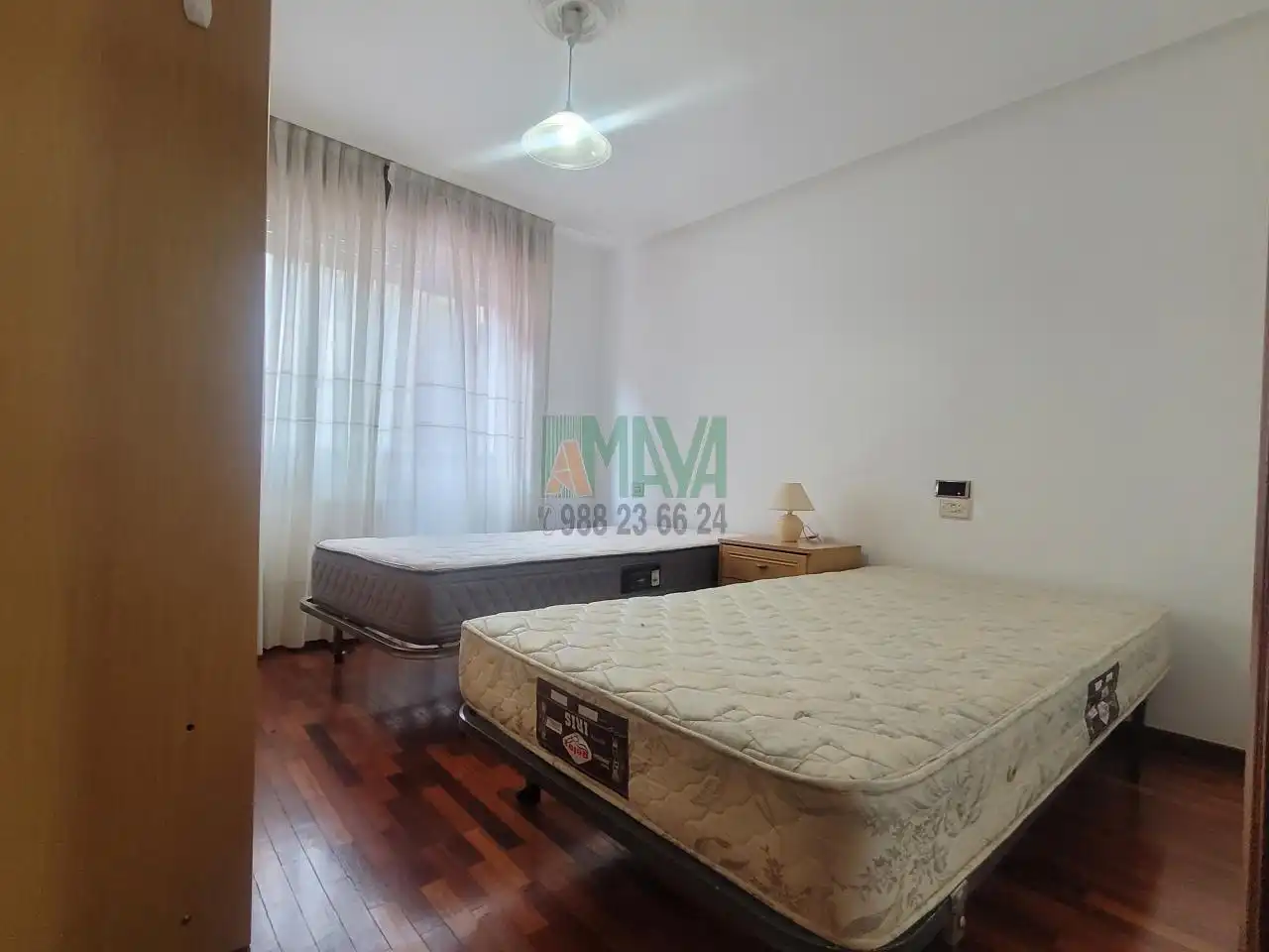 Schlafzimmer von Wohnung zur Miete in Ourense Capital  mit Heizung, Möbliert und Balkon