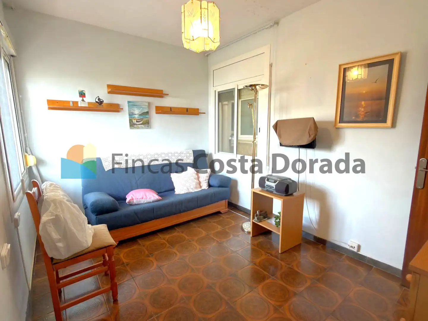 Wohnzimmer von Wohnung zum Verkauf in Cubelles mit Klimaanlage, Terrasse und Möbliert