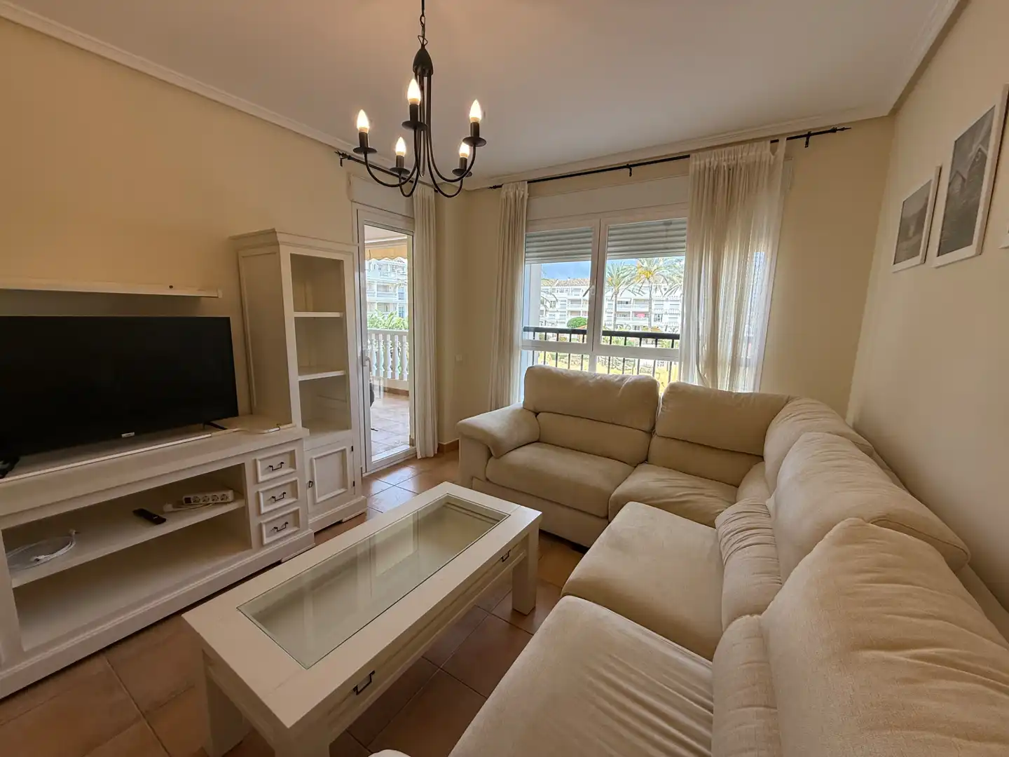 Sala d'estar de Apartament en venda en Dénia amb Aire condicionat, Calefacció i Terrassa