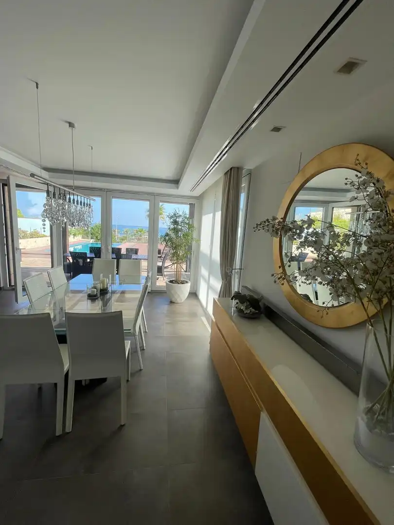 Esszimmer von Haus oder Chalet zur Miete in Elche / Elx mit Klimaanlage, Heizung und Privatgarten