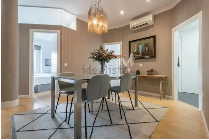 Dining room of Flat for rent in Madrid  with Air Conditioner, Heating and Parquet flooring